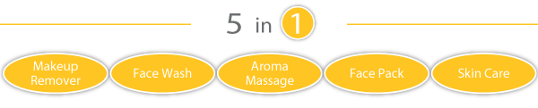 5 in 1 Cleansing balm.Makeup Remover, Face Wash, Aroma Massage, Face Pack, and Skin Care